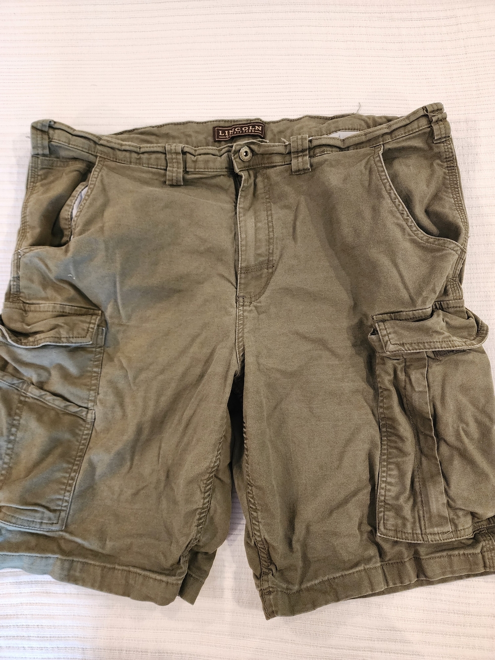 3 Pairs Of Men's Cargo Shorts